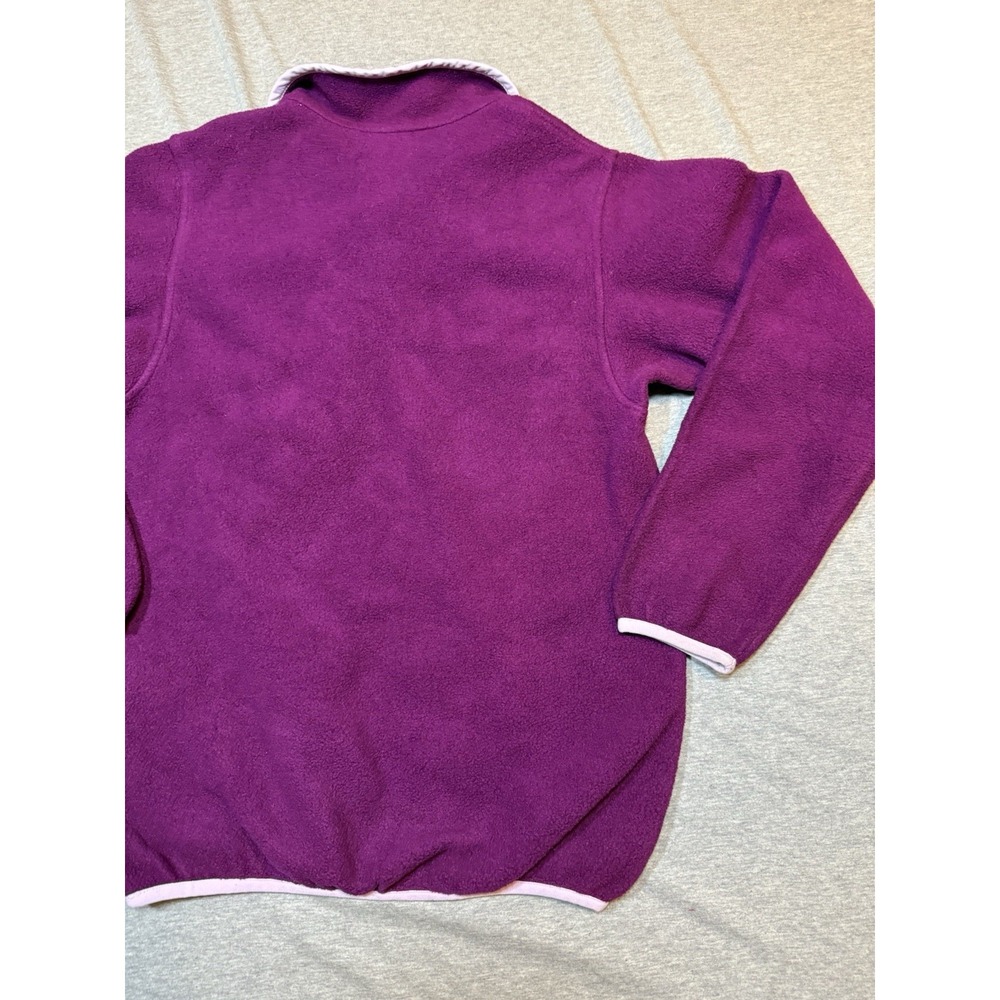 Patagonia Synchilla Kids Fleece Pullover Purple  Size L (12) EUC - Picture 13 of 14